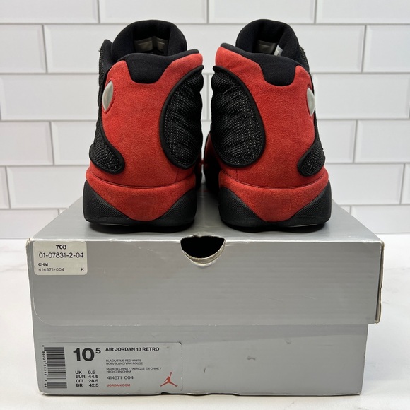 Nike Retro Air Jordan Bred Breds Red Black 13s 13 Mens Men - Picture 3 of 7